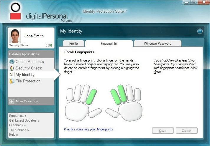 digitalpersona 4500 software download